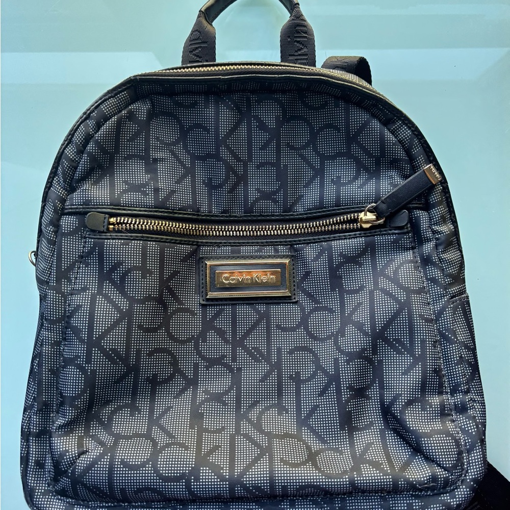 Calvin Klein Black Monogram Backpack - image 2